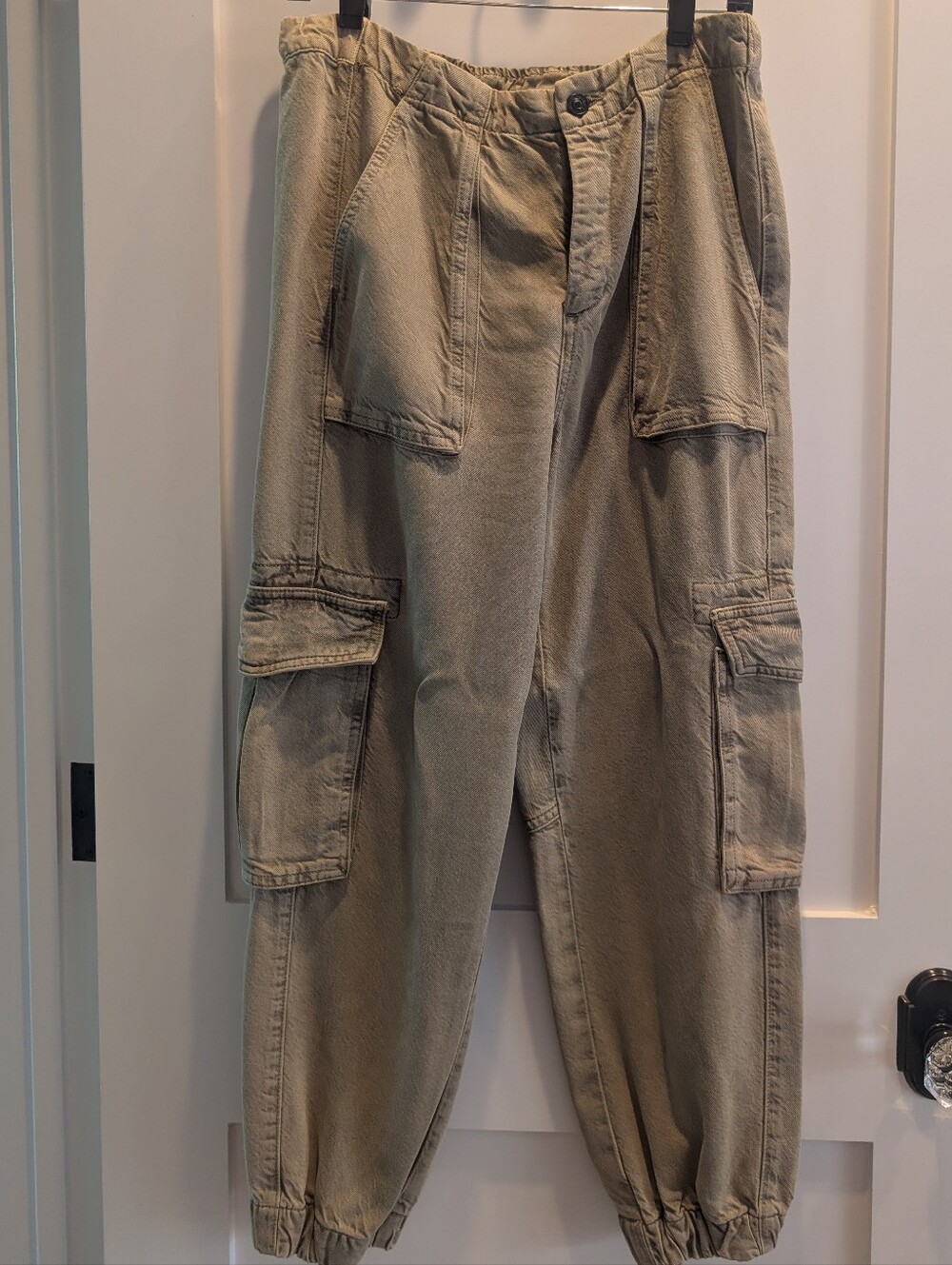 All Saints Cargo Jogger Pants in Olive